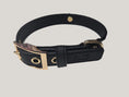 Load image into Gallery viewer, Leather Charm Collar - PAWS
