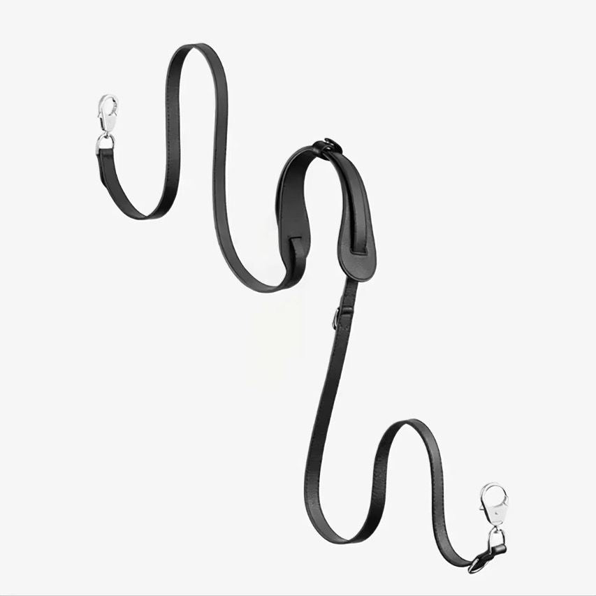 Leather Dog Leash - PAWS